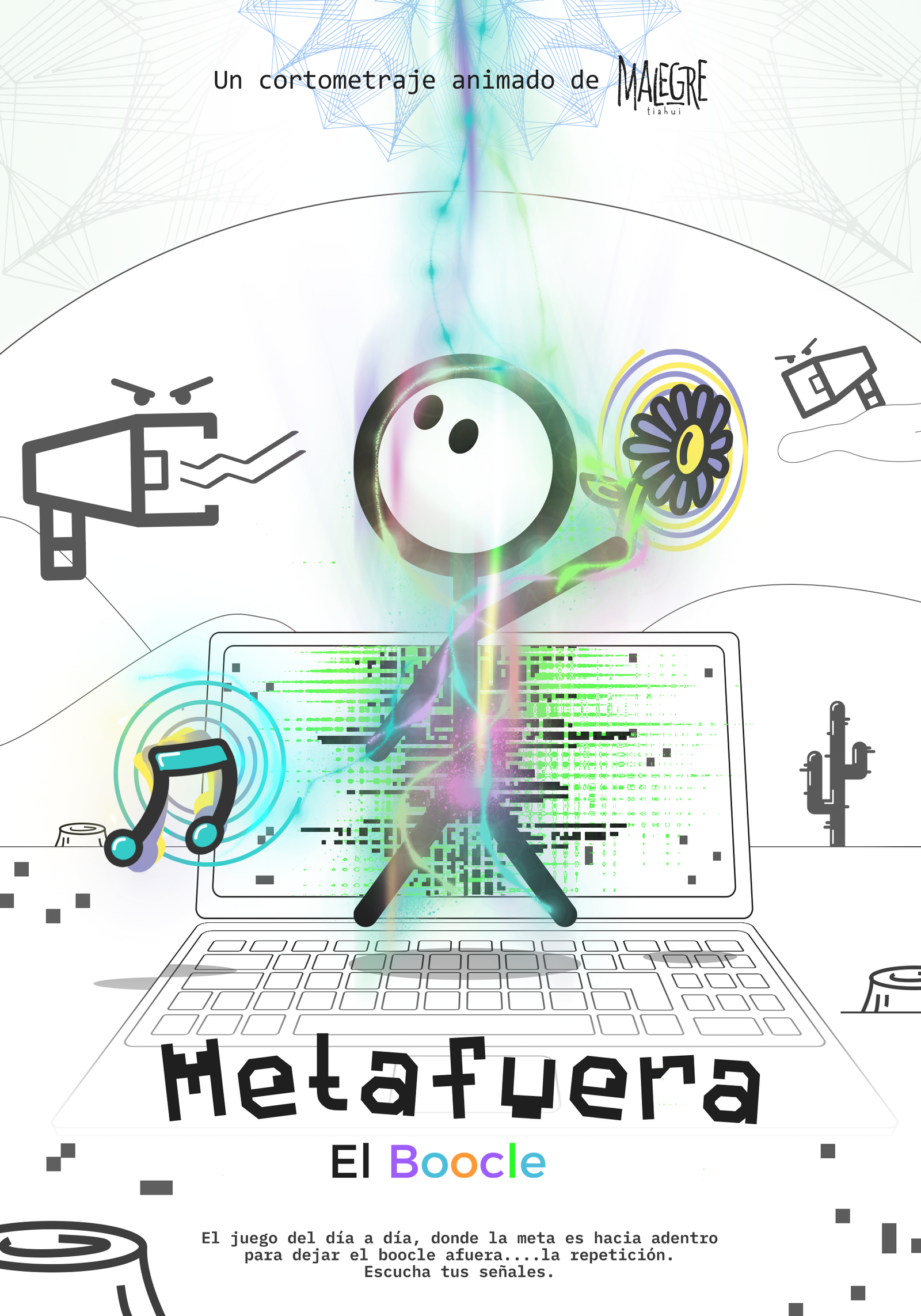 Cartel Promocional_Metafuera_El Boocle_por Malegre Tiahui®