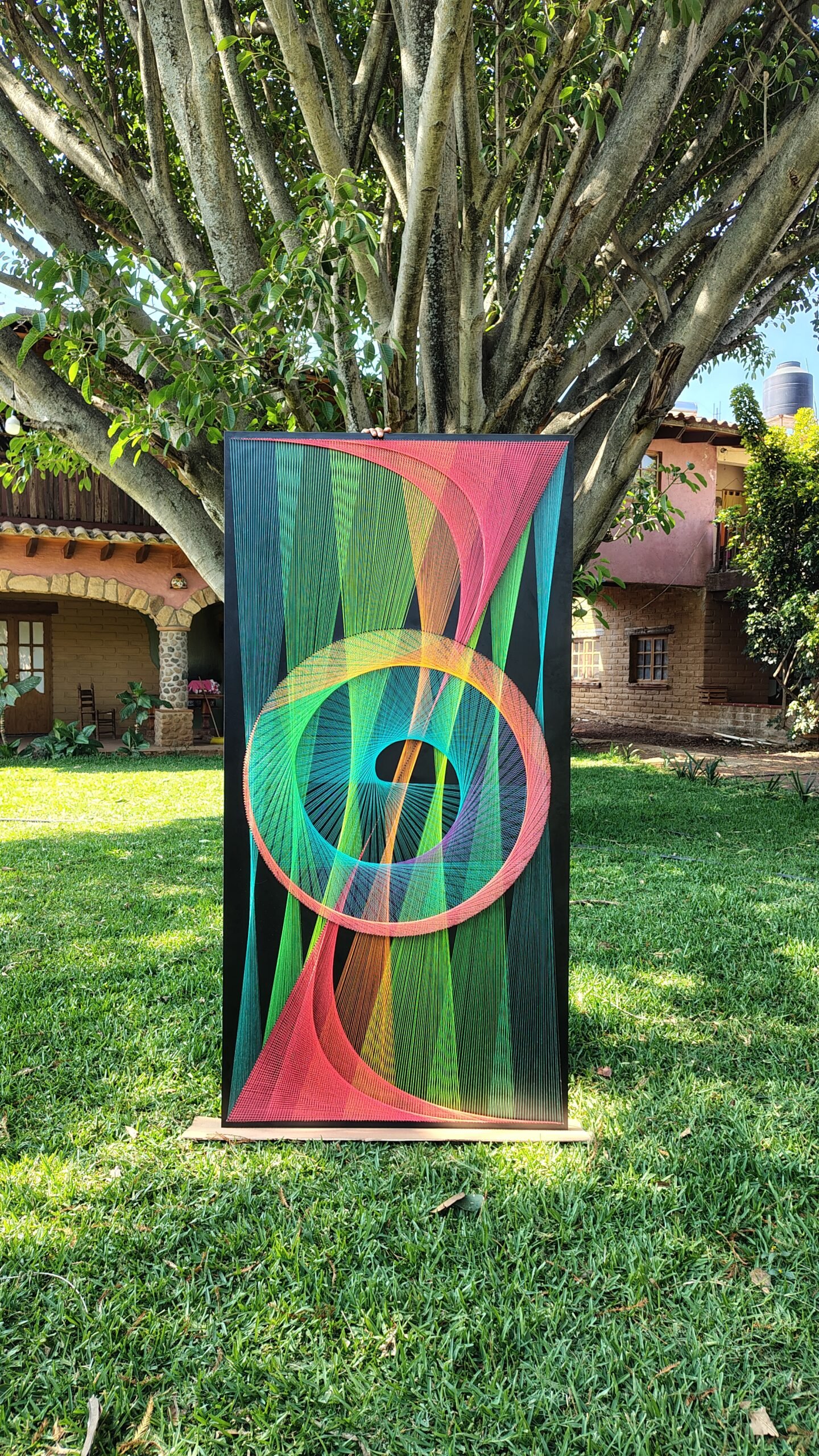 Obra de arte en hilo