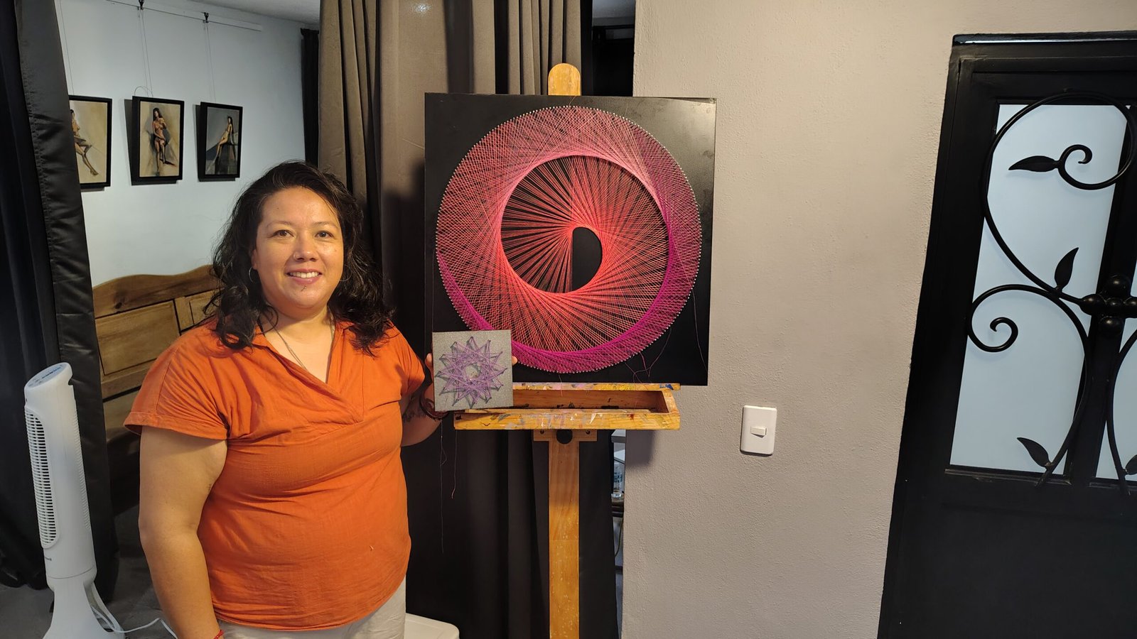 Momento creativo durante el taller