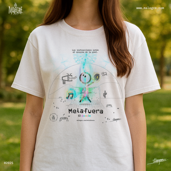 Playera-Blanca_Final_Metafuera_Malegre-Tiahui®_Mockup_2_modelo Playera Malegre® - Metafuera